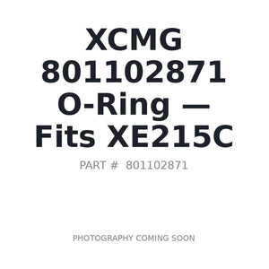 XCMG 801102871 O-rings | Fits XCMG XE270DLL, XCMG XE150W | Stocked in BC, Ships Canada-Wide