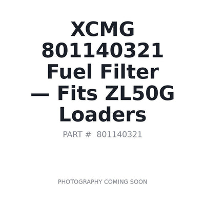 801140321 XCMG Filters