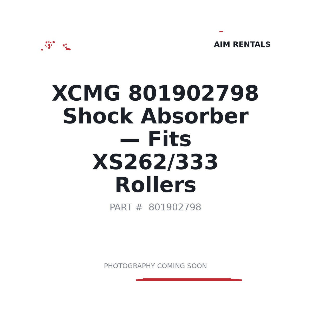 801902798 XCMG Shock Absorbers