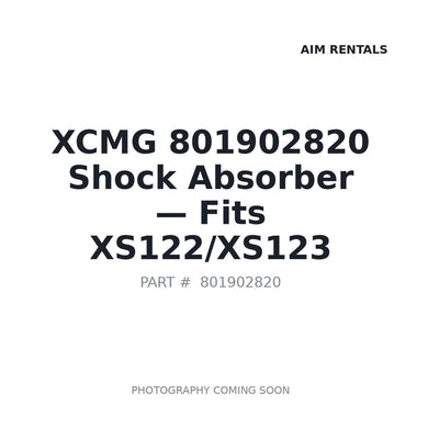 801902820 XCMG Shock Absorbers