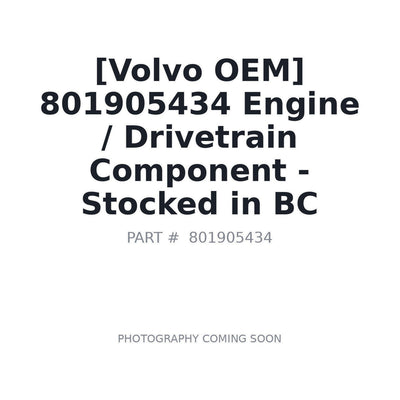 801905434 Volvo Engine