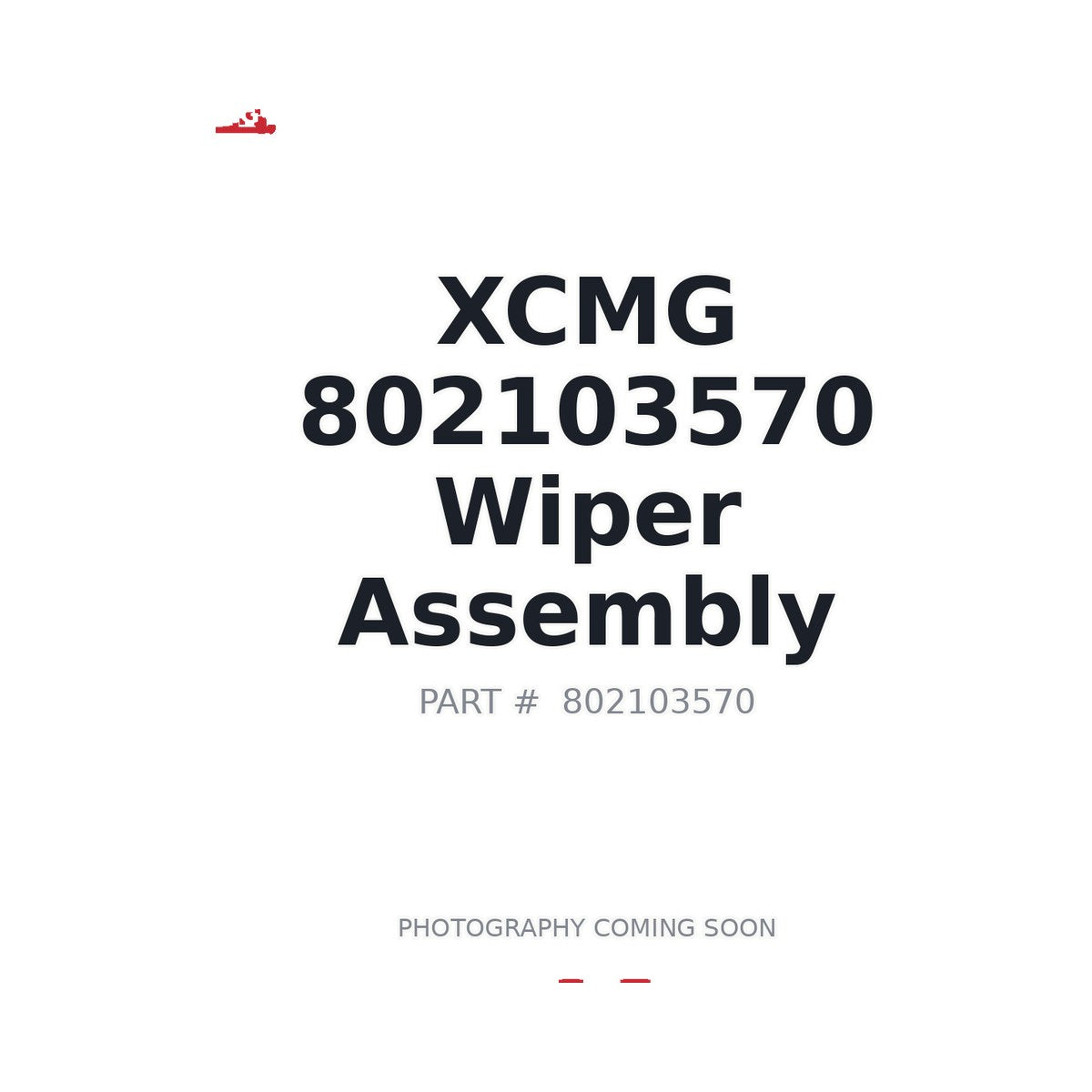 802103570 XCMG Wiper Assembly