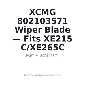 XCMG 802103571 Cab Wiper Blades | Fits XCMG XE215C | Stocked in BC, Ships Canada-Wide