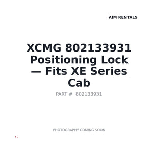 XCMG 802133931 Cab Hardware | Fits XCMG XE35, XCMG XE60CA | Stocked in BC, Ships Canada-Wide