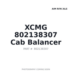 XCMG 802138307 Cab Component | Stocked in BC, Ships Canada-Wide
