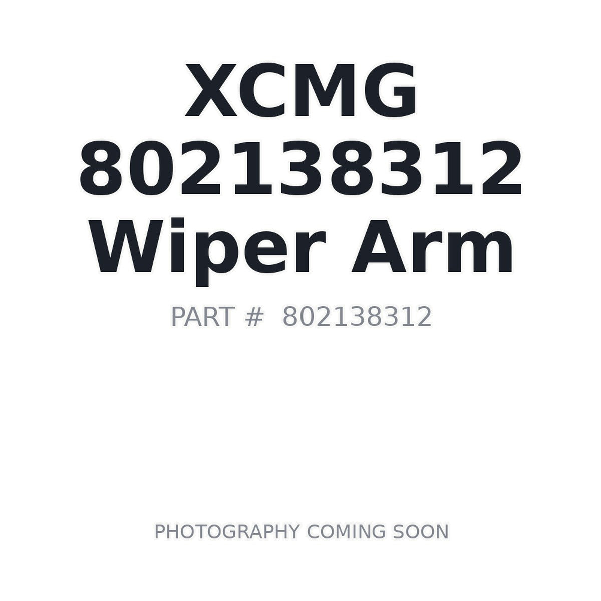 802138312 XCMG Cab Component