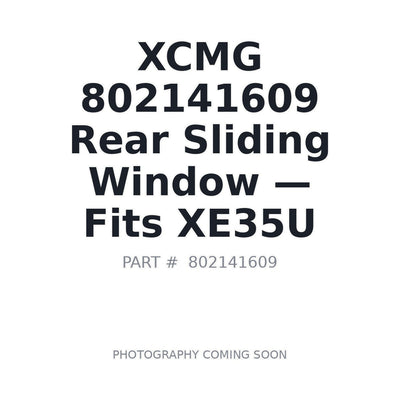 802141609 XCMG Cab Glass