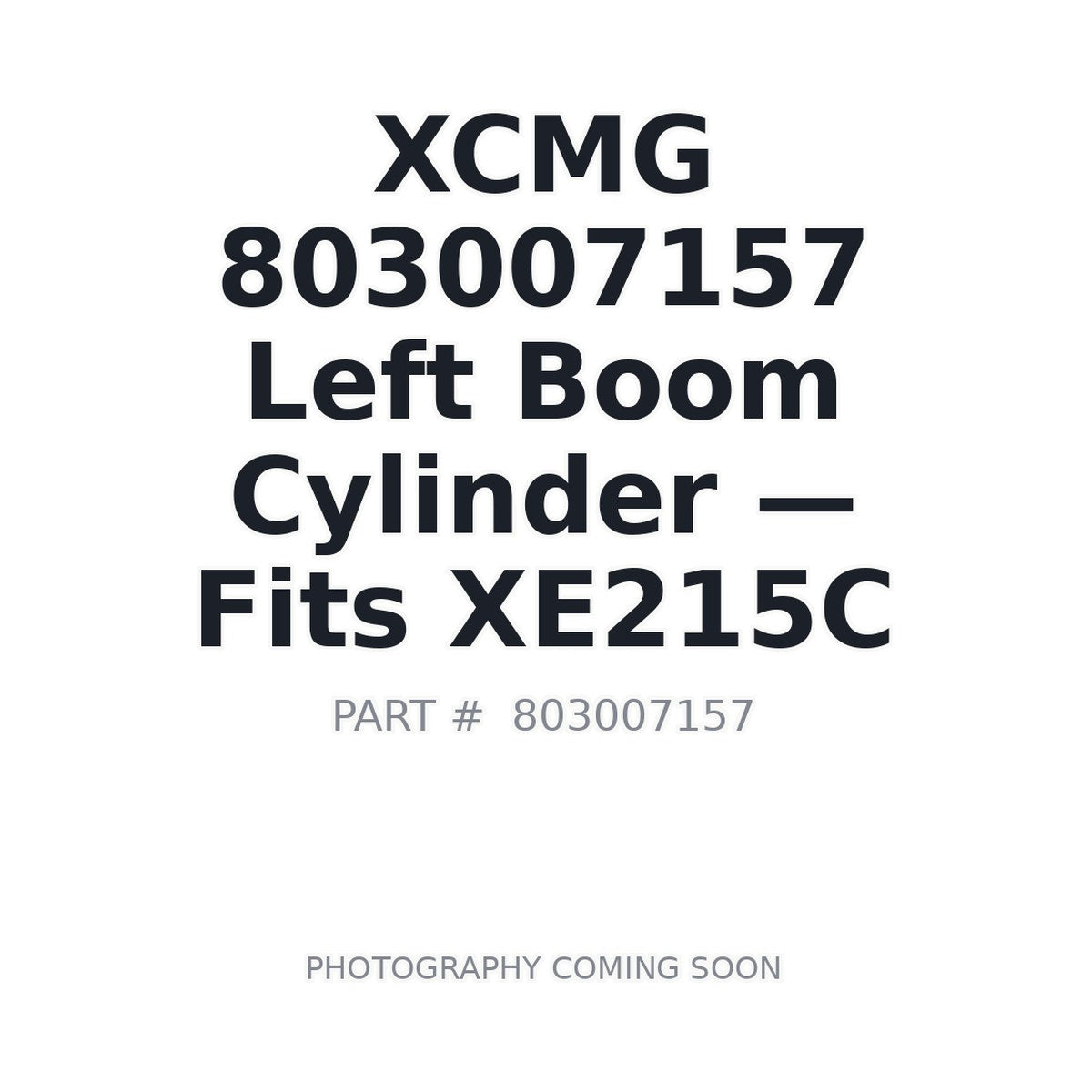 803007157 XCMG Hydraulic Cylinders