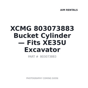 XCMG 803073883 Hydraulic Cylinders | Fits XCMG XE35U | Stocked in BC, Ships Canada-Wide