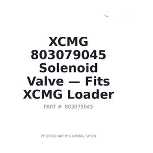 XCMG 803079045 Hydraulic Valves | Stocked in BC, Ships Canada-Wide