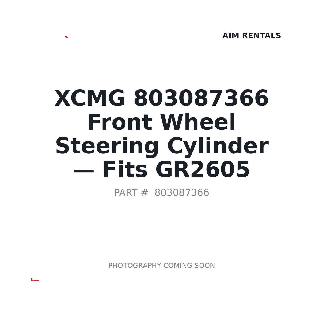 803087366 XCMG Hydraulic Cylinders