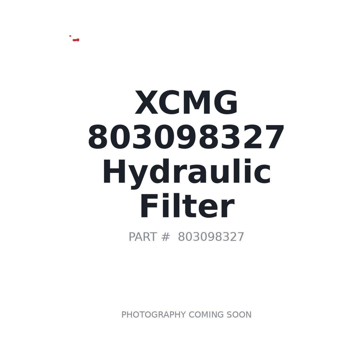 803098327 XCMG Hydraulic Filter