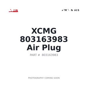 XCMG 803163983 Air Plug | Stocked in BC, Ships Canada-Wide