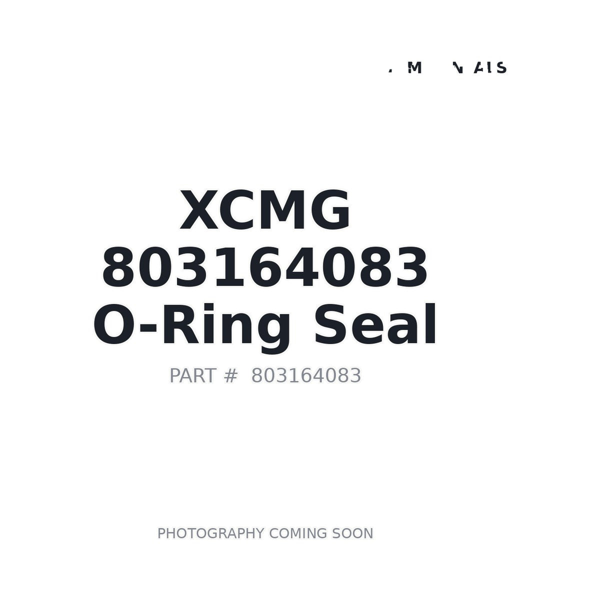 803164083 XCMG O-ring