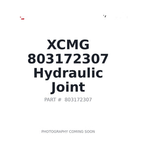 XCMG 803172307 Hose | Fits XCMG XE240LC | Stocked in BC, Ships Canada-Wide