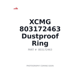 XCMG 803172463 Dust Ring | Stocked in BC, Ships Canada-Wide