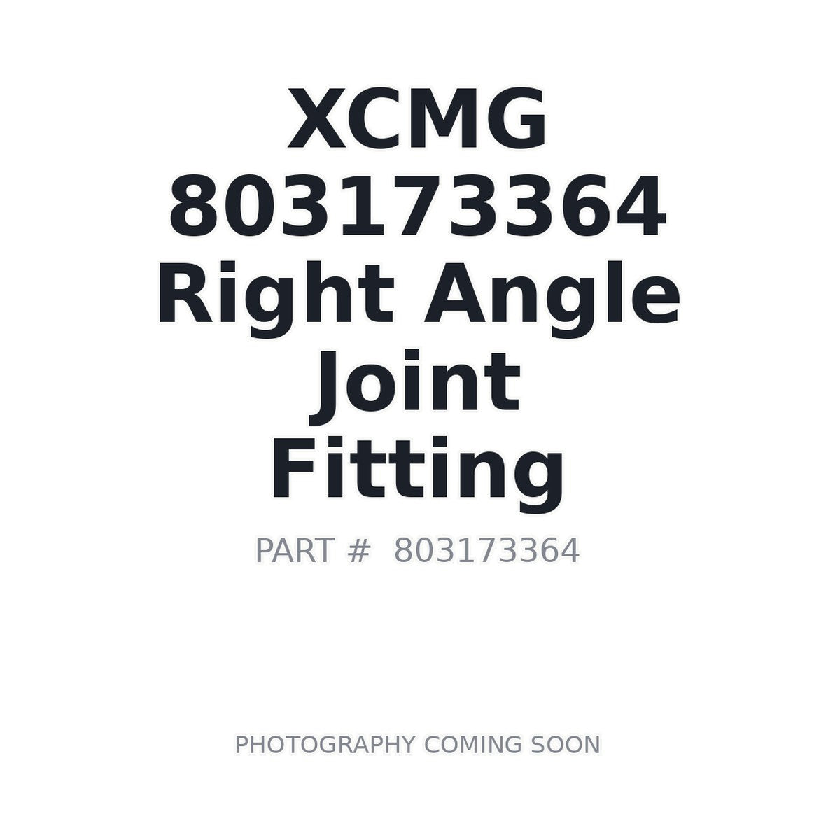 803173364 XCMG Hose