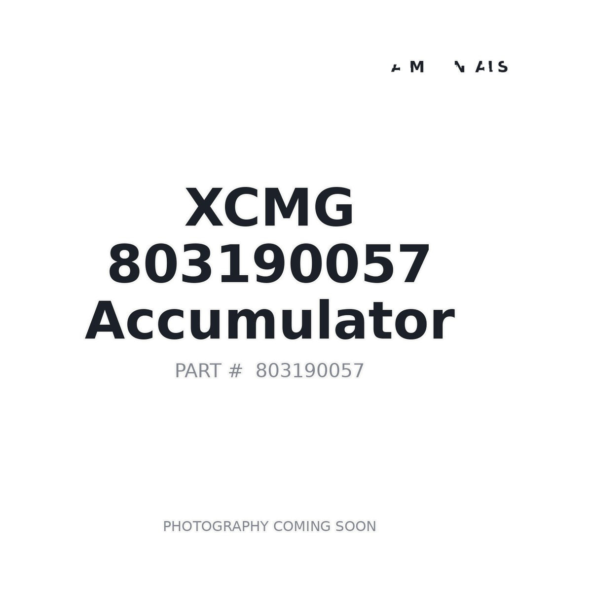 803190057 XCMG Accumulator