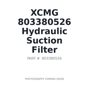 XCMG 803380526 Hydraulic Filter | Stocked in BC, Ships Canada-Wide