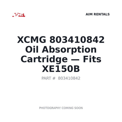 803410842 XCMG Filters