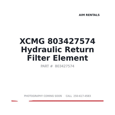803427574 XCMG Hydraulic Filter