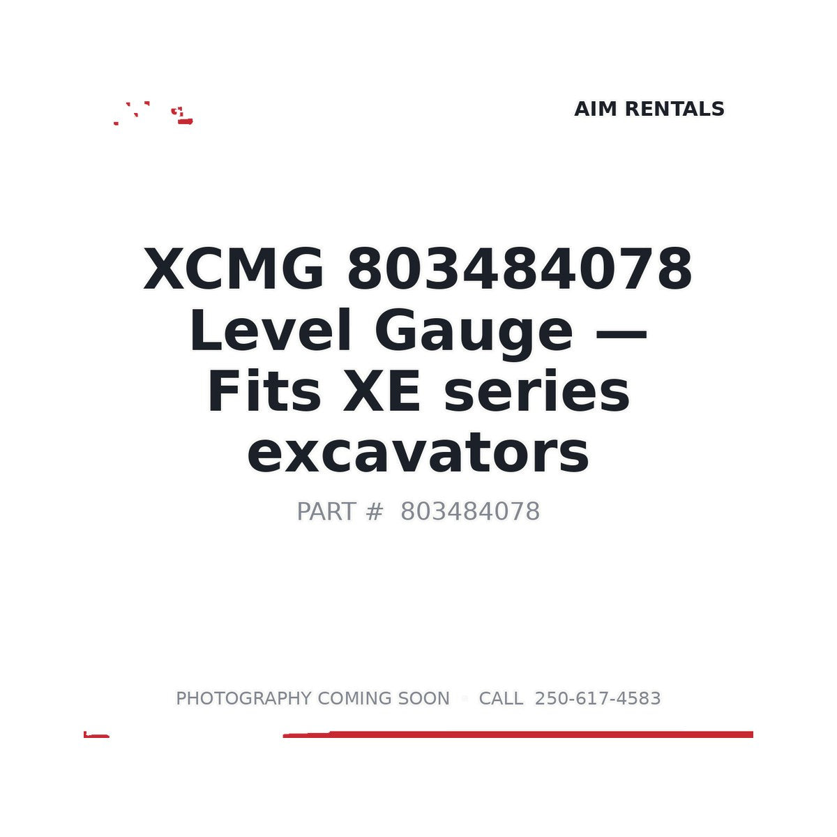 803484078 XCMG Hydraulic Gauges