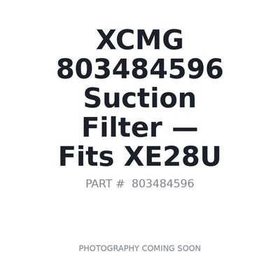 803484596 XCMG Filters