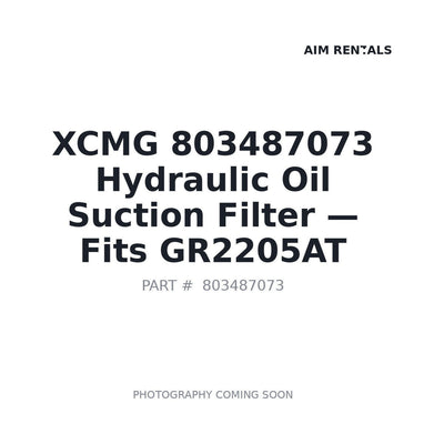 803487073 XCMG Filters