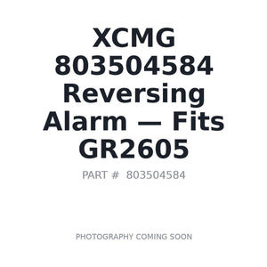 XCMG 803504584 Electrical Parts | Fits XCMG GR2605 | Stocked in BC, Ships Canada-Wide