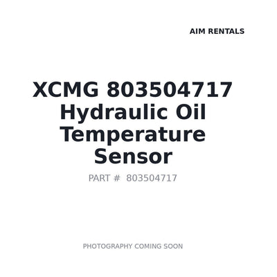 803504717 XCMG Sensor