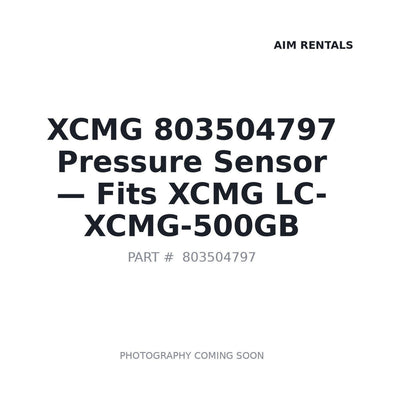 803504797 XCMG Sensors . Fits LC-XCMG-500GB