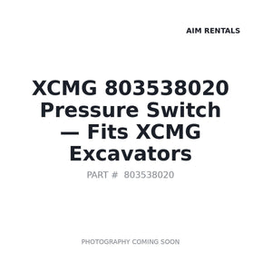 XCMG 803538020 Sensors & Switches | Fits XCMG XE135WB | Stocked in BC, Ships Canada-Wide