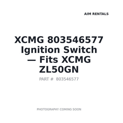 803546577 XCMG Ignition Switches