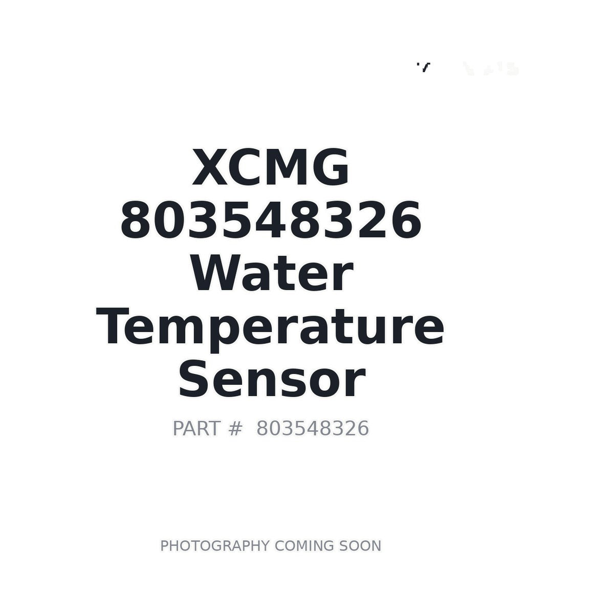 803548326 XCMG Sensor