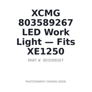 XCMG 803589267 Lights | Fits XCMG XE1250 | Stocked in BC, Ships Canada-Wide