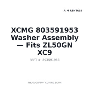 XCMG 803591953 Cab Washer Assemblies | Fits XCMG ZL50GN | Stocked in BC, Ships Canada-Wide
