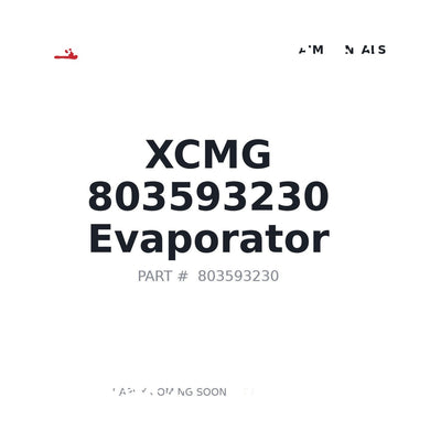 803593230 XCMG Evaporator