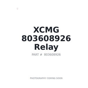 XCMG 803608926 Relay | Stocked in BC, Ships Canada-Wide