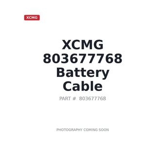 XCMG 803677768 Battery Cable | Fits XCMG XE240LC | Stocked in BC, Ships Canada-Wide