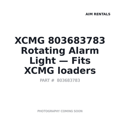 803683783 XCMG Electrical Lighting