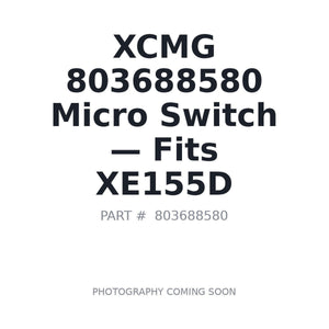 XCMG 803688580 Electrical Switches | Stocked in BC, Ships Canada-Wide