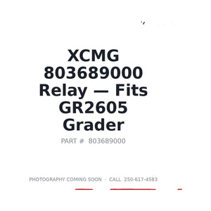 XCMG 803689000 Relays | Fits XCMG GR2605 | Stocked in BC, Ships Canada-Wide