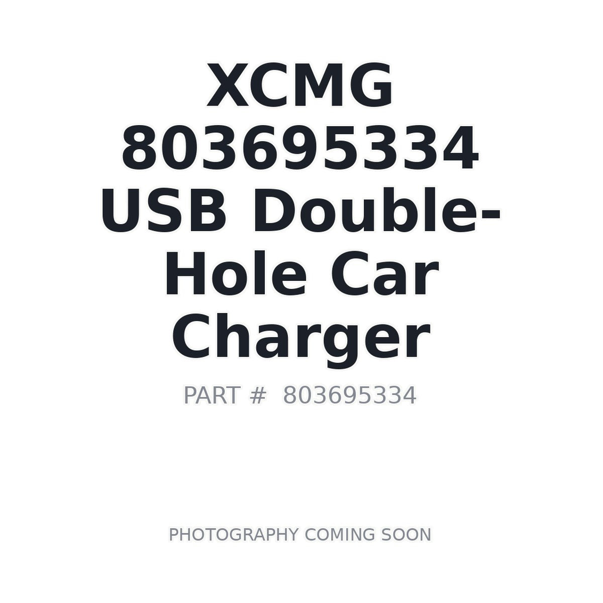 803695334 XCMG Electrical Components