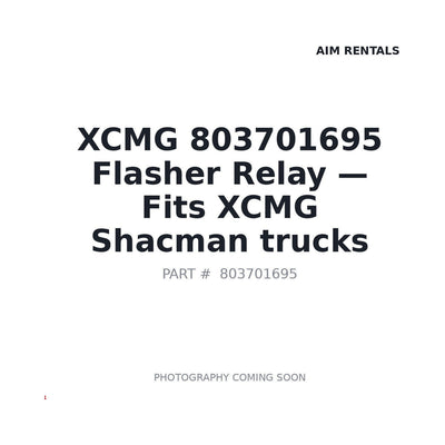 803701695 XCMG Electrical Relays