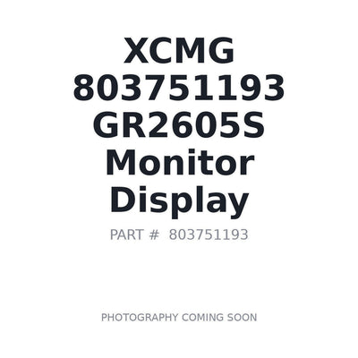 803751193 XCMG Monitor