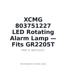 XCMG 803751227 Electrical Warning Lights | Fits XCMG GR2205T | Stocked in BC, Ships Canada-Wide