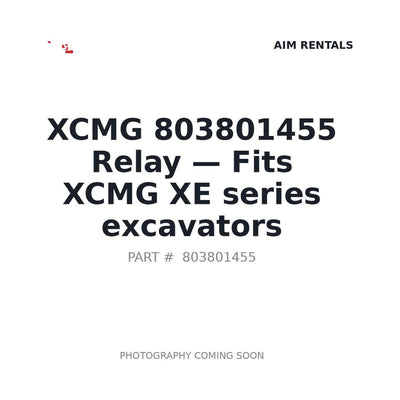 803801455 XCMG Relays