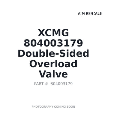 804003179 XCMG Valve