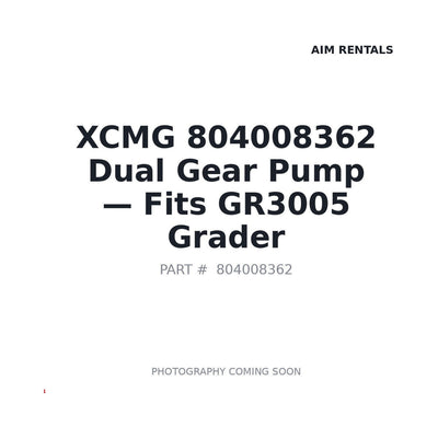 804008362 XCMG Hydraulic Pumps