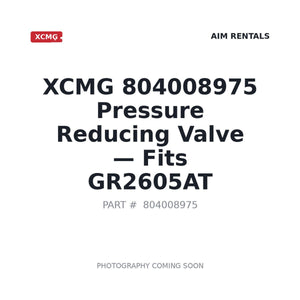 XCMG 804008975 Hydraulic Valves | Fits XCMG GR2605AT | Stocked in BC, Ships Canada-Wide